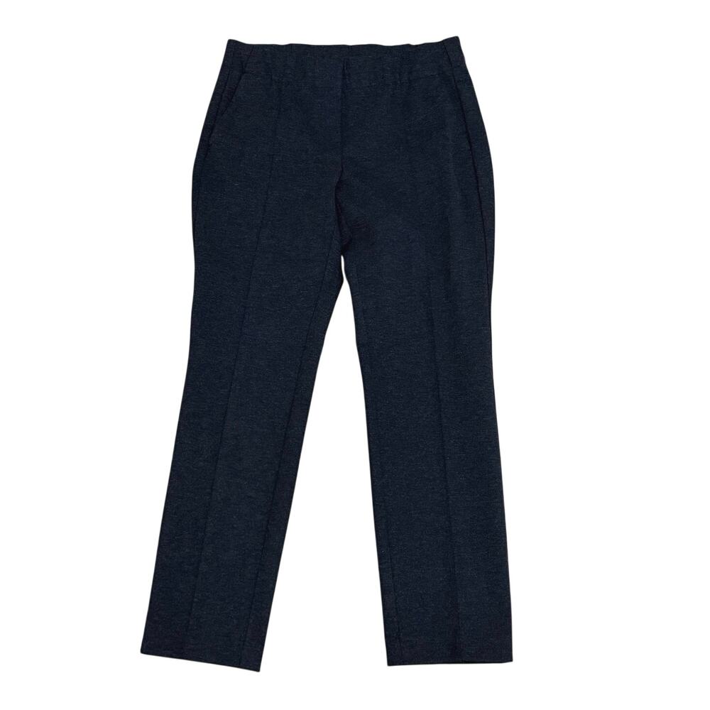J. Jill Charcoal Gray Ponte Slim Leg Pants Size XS Petite Pull-On Office Career